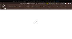Desktop Screenshot of hotel-des-bains-gerardmer.com